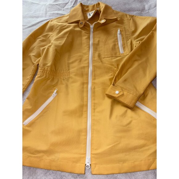 London Fog Trench Coat Womens 9/10 Zip Front Cinched Waist Hooded Rain Jacket - Picture 3 of 7